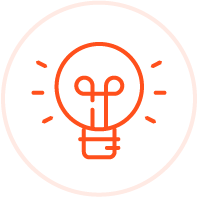 An icon of a light bulb, showing Employee Insights