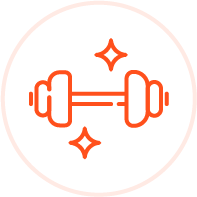An icon of a dumbell, showing Strength and Culture